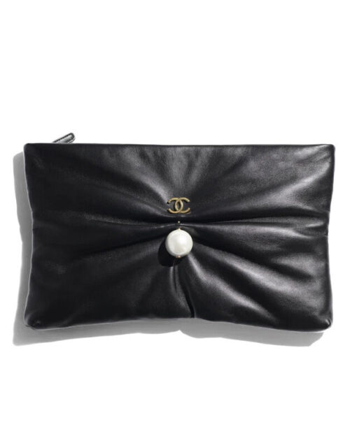 Chanel Large Clutch AP4614 Black